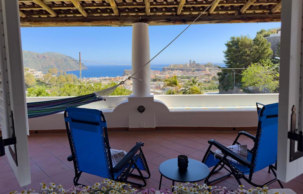 Villa La Milanina Lipari  Bagian luar foto