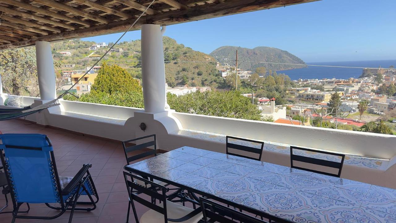 Villa La Milanina Lipari  Bagian luar foto