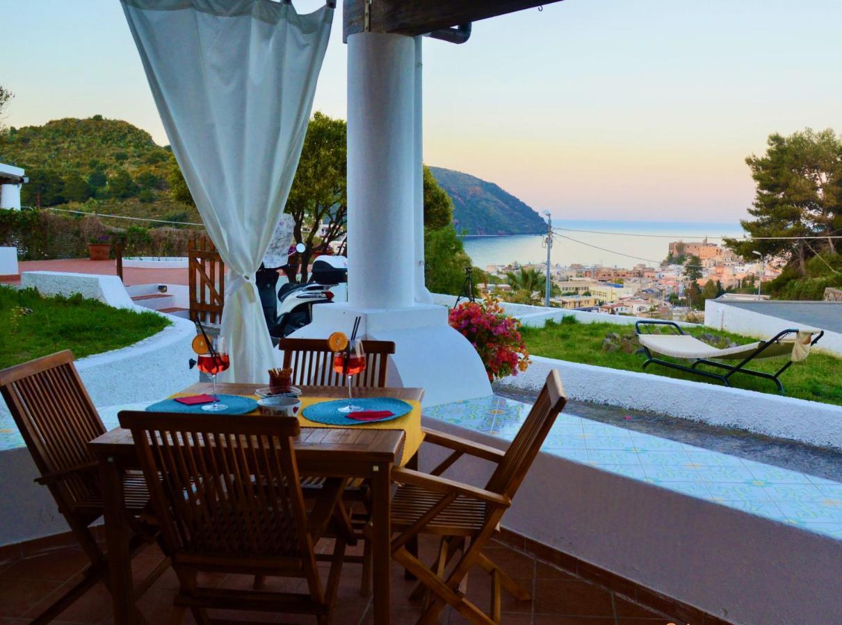 Villa La Milanina Lipari  Bagian luar foto