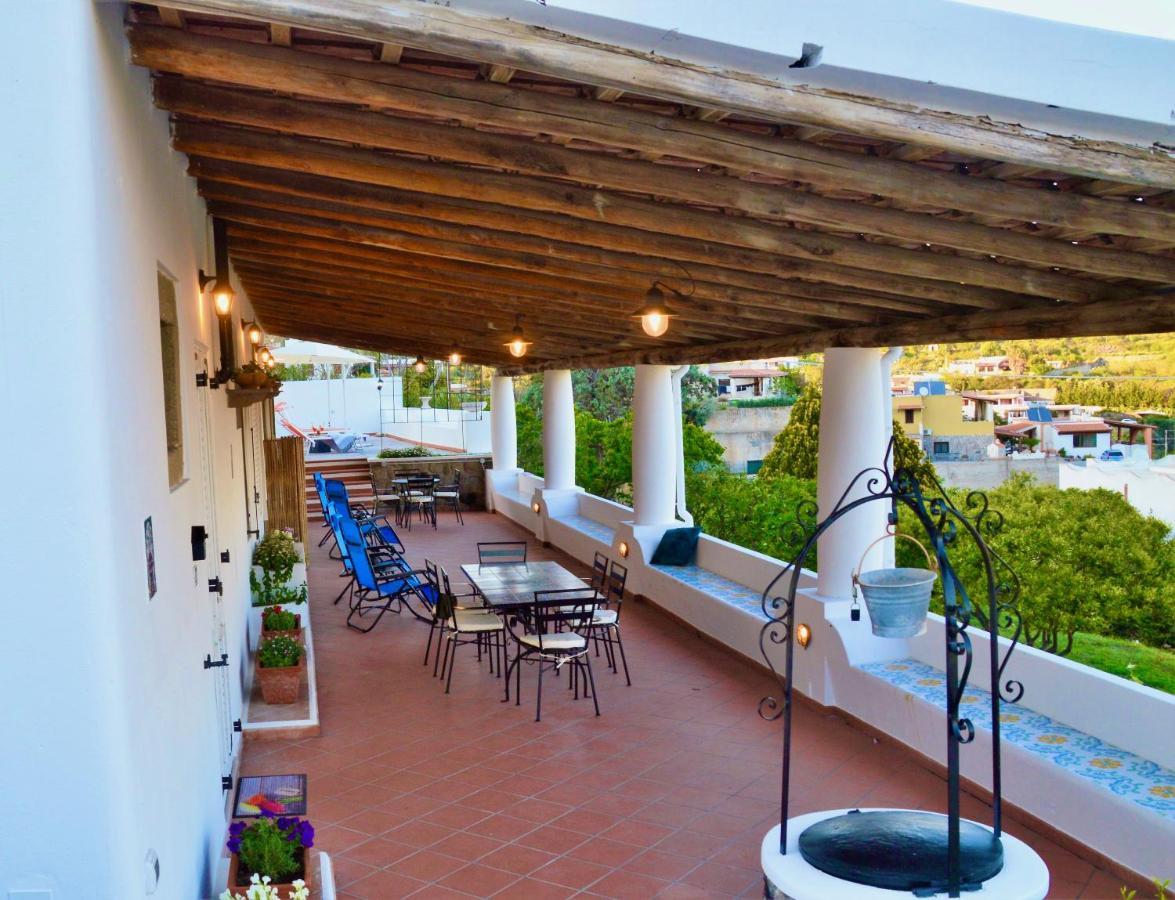 Villa La Milanina Lipari  Bagian luar foto